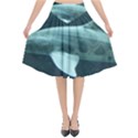 LEOPARD SHARK Flared Midi Skirt View1