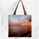 Sunset On Rincon Puerto Rico Zipper Grocery Tote Bag View1