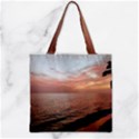 Sunset On Rincon Puerto Rico Zipper Grocery Tote Bag View2
