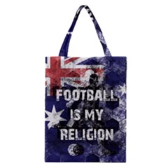 Football Is My Religion Classic Tote Bag by Valentinaart