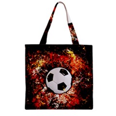 Football  Zipper Grocery Tote Bag by Valentinaart