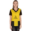 Gadsden Flag Don t tread on me Scrub Top View1