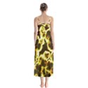Abstract Pattern Button Up Chiffon Maxi Dress View2