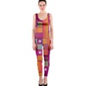 Abstract Background Colorful One Piece Catsuit View1