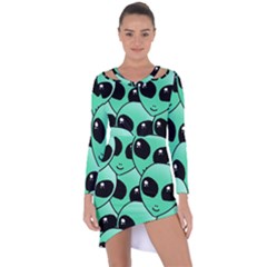 Alien Asymmetric Cut-out Shift Dress