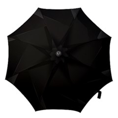 Black Light Dark Figures Hook Handle Umbrellas (medium) by Sapixe