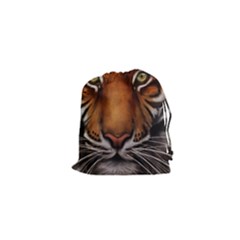 The Tiger Face Drawstring Pouches (xs) 