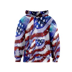 Flag Usa United States Of America Images Independence Day Kids  Pullover Hoodie by Sapixe
