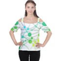 Network Connection Structure Knot Cutout Shoulder Tee View1