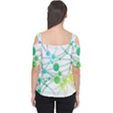 Network Connection Structure Knot Cutout Shoulder Tee View2