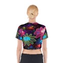 Nice 3d Flower Cotton Crop Top View2