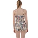 Old Domino Stones Boyleg Tankini Set  View2