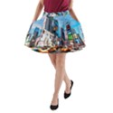 New York City A-Line Pocket Skirt View1