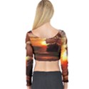 Pirate Ship Long Sleeve Crop Top View2