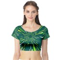 Space Trip 5 Short Sleeve Crop Top View1