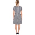 Triangulate Black And White Adorable in Chiffon Dress View2