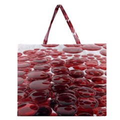 Red Lentils Zipper Large Tote Bag by Sapixe