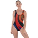 Simple Batik Patterns Bring Sexy Back Swimsuit View1