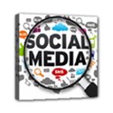 Social Media Computer Internet Typography Text Poster Canvas Travel Bag View1