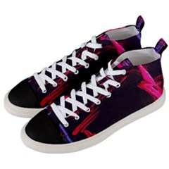 Calligraphy 4 Men s Mid-top Canvas Sneakers by bestdesignintheworld