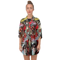 Dscf2312 Eden Garden-2 Half Sleeve Chiffon Kimono