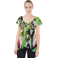 Dscf1389 - Lillies In The Vase Lace Front Dolly Top