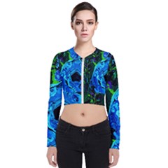 Dscf1604 - Lady In Blue Kimono Bomber Jacket