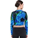 Dscf1604 - lady in blue kimono Bomber Jacket View2