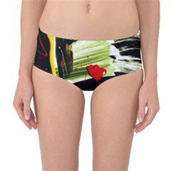 Grave Yard 5 Mid-waist Bikini Bottoms