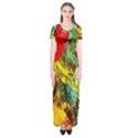Yellow Chick 7 Short Sleeve Maxi Dress View1