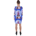 Seamless Repeat Repeating Pattern Art Asymmetric Cut-Out Shift Dress View2