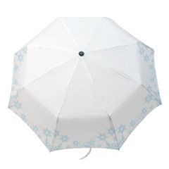 The Background Snow Snowflakes Folding Umbrellas by Sapixe