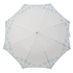 The Background Snow Snowflakes Straight Umbrellas by Sapixe