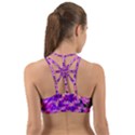 Watercolour Paint Dripping Ink Back Web Sports Bra View2