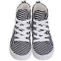 Zig Zag Zigzag Chevron Pattern Kid s Hi-Top Skate Sneakers View1
