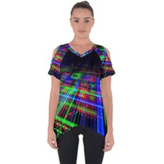 Electronics Board Computer Trace Cut Out Side Drop Tee