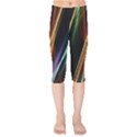 Lines Rays Background Light Kids  Capri Leggings  View1