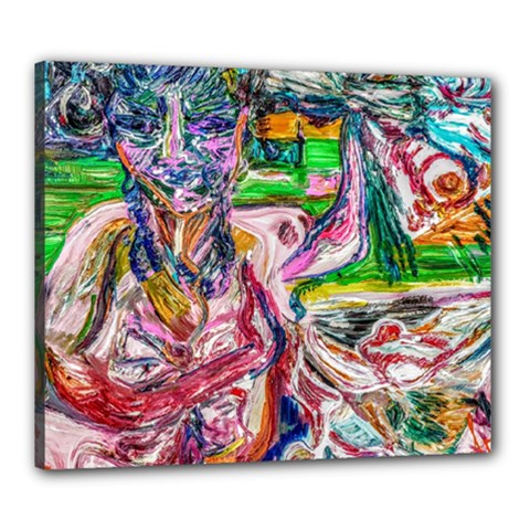 Budha Denied The Shine Of The World Canvas 24  X 20 