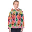 Colorful spots                                  Kids  Hooded Puffer Jacket View1