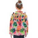 Colorful spots                                  Kids  Hooded Puffer Jacket View2