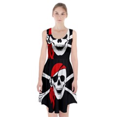 Pirate Skull Racerback Midi Dress