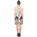 Unordered Chaos Halter Collar Waist Tie Chiffon Dress View2
