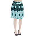 Yin Yang Eastern Asian Philosophy Pleated Skirt View1