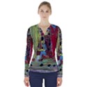 Point Of View #4 V-Neck Long Sleeve Top View1