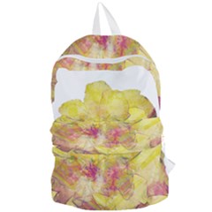 Yellow Rose Foldable Lightweight Backpack by aumaraspiritart
