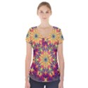 Joyful Living Short Sleeve Front Detail Top View1