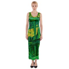 When The Egg Matters Most Fitted Maxi Dress