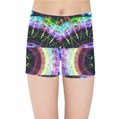 Social Media Rave Leggings Kids Sports Shorts by TheExistenceOfNeon2018