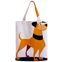 Stub Illustration Cute Animal Dog Zipper Classic Tote Bag