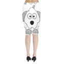Animal Cartoon Colour Dog Midi Wrap Pencil Skirt View2